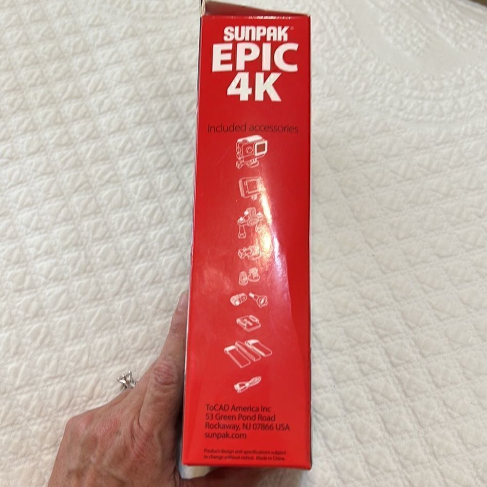 Sunpak Epic 4K HD Wi-Fi Waterproof Action Camera - NIB - Picture 3 of 4